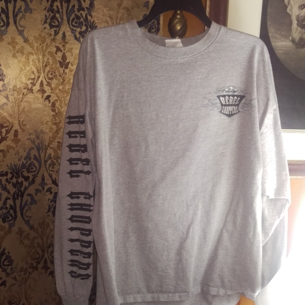 XL Rebel Choppers Long Sleeve Cotton Shirt